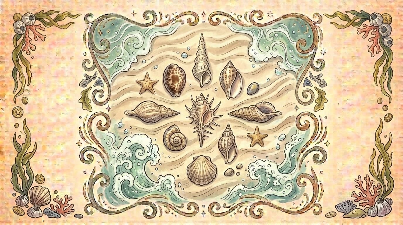 Illustration seashells, article « Lesson Plan Objectives: 3 Types, Bloom's Verbs, and ABCD Examples »