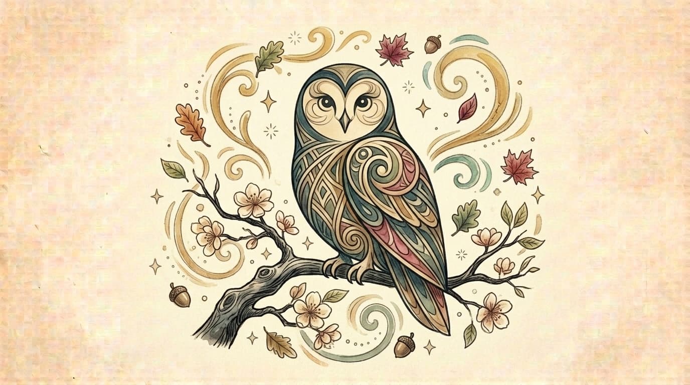 Illustration owl, article « Teacher Burnout: Early Warning Signs and What to Do About It »